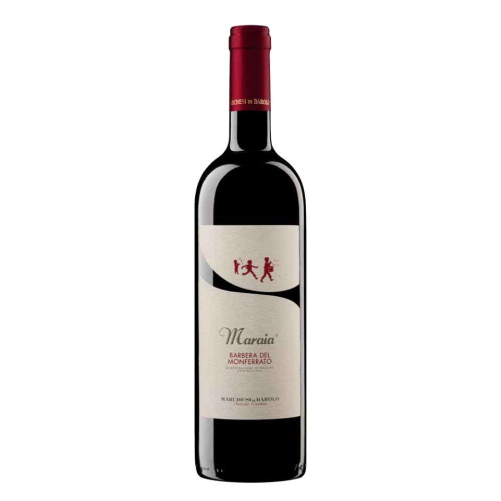 Вино Маркезі ді Бароло Барбера дель Монферрато Марая 14% чер сух 0,75л